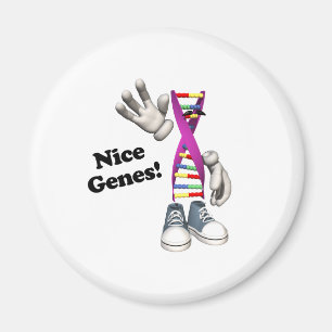 Nice Genes Funny DNA Magnet