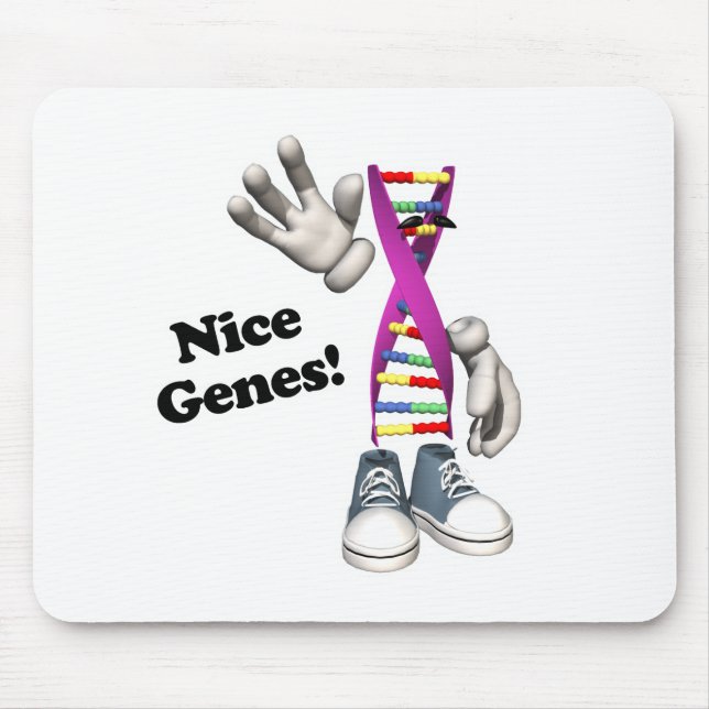 Nice Genes Funny DNA Mouse Mat (Front)