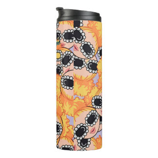 nice girl blondy thermal tumbler