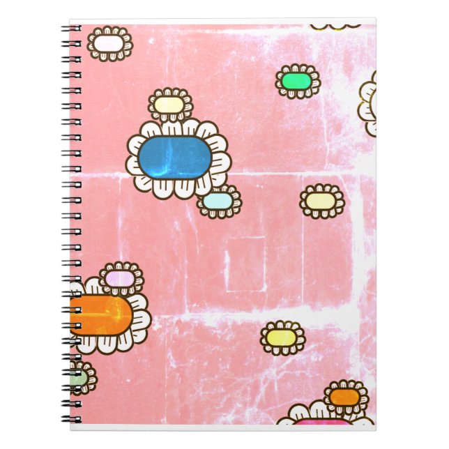 nice girls nice flowers  notebook (Front)