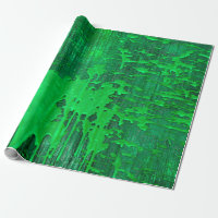 Nice green old surface with paint drips texture - 