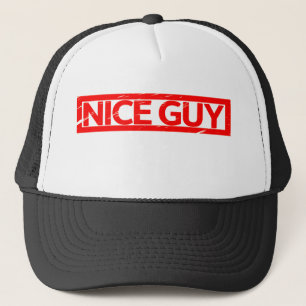 Nice Guy Stamp Trucker Hat