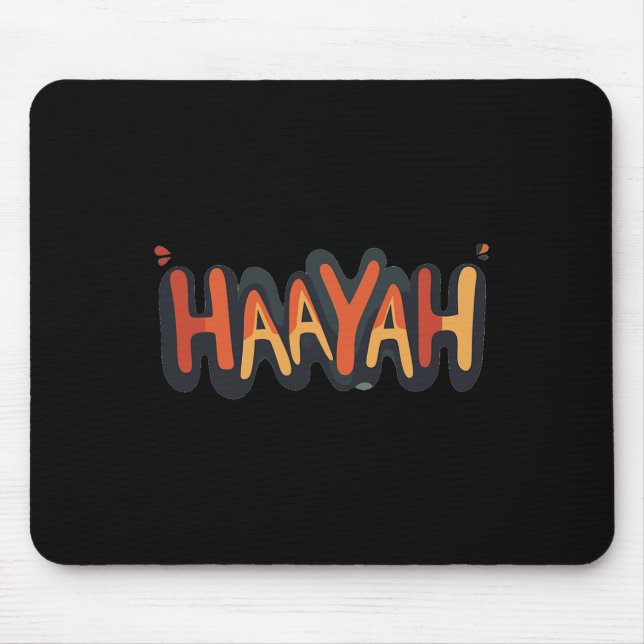 Nice Haayah Ttle Cry Costume For Karate Lovers  Mouse Mat (Front)