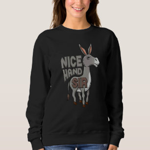 Nice Hand Sir Casino Lover Bluff Card Game Donkey Sweatshirt