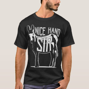 Nice Hand Sir Donkey Poker Funny Gambling Design  T-Shirt