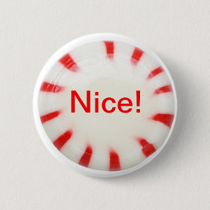 Nice! Holiday button - naughty or nice!