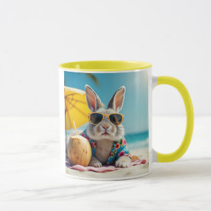 Nice holiday pretty rabbit. mug