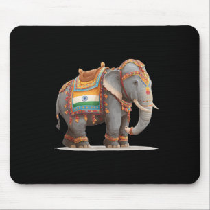 Nice Indian Elephant Graphic Costume For Adults An Mouse Mat