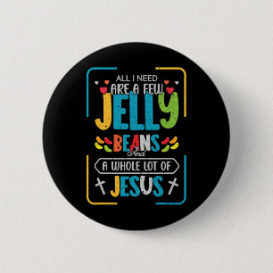 Nice Jesus Teen Fun Christian Jelly Bean Candy Lov 6 Cm Round Badge