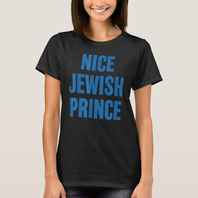 Nice Jewish Prince Happy Hanukkah 2022 Prince T-Shirt (Front)