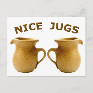 Nice Jugs Postcard