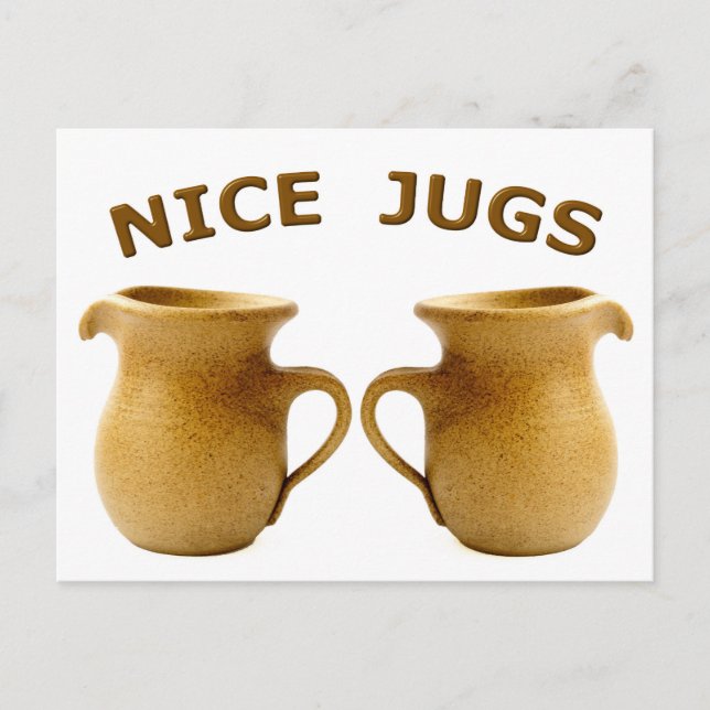 Nice Jugs Postcard (Front)