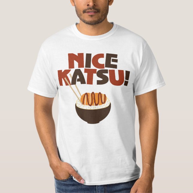Nice Katsu! Katsudon Graphic Shirt (Front)