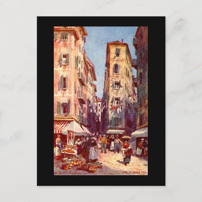 Nice, La Vieille Ville Postcard (Front)