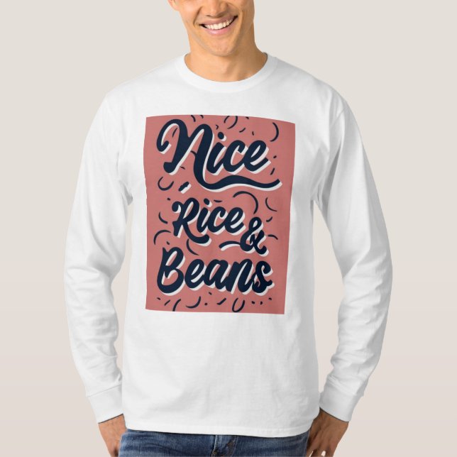nice like rice beans T-Shirt (Front)