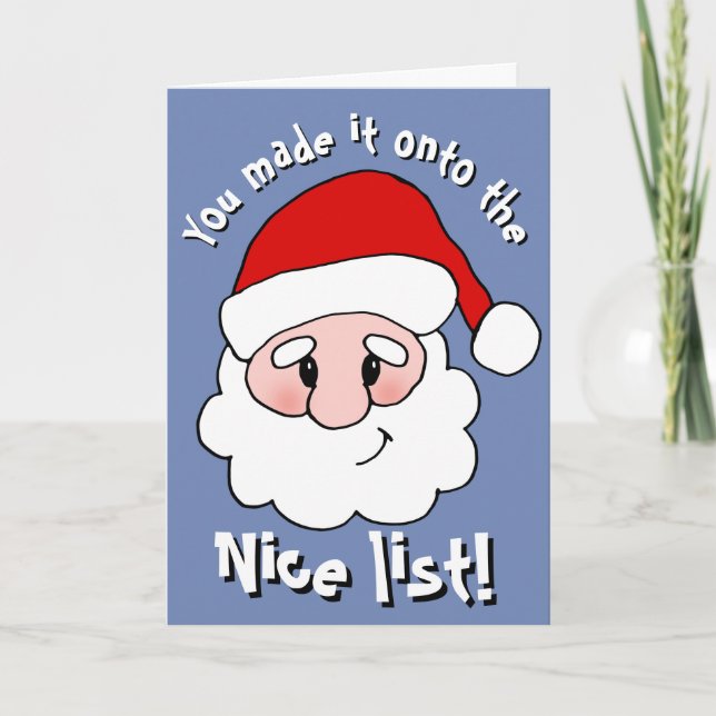 Nice List Christmas Card (Front)