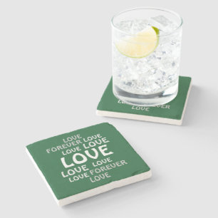 NICE LOVE VALENTINE, BIRTHDAY, GIFT STONE COASTER