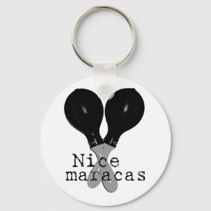 Nice Maracas Key Ring