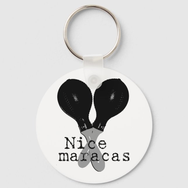 Nice Maracas Key Ring (Front)
