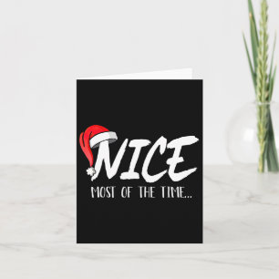 Nice Most Of The Time Funny Christmas Couples Matc Card