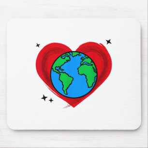 Nice Mother Earth Planet Environmental Protection  Mouse Mat