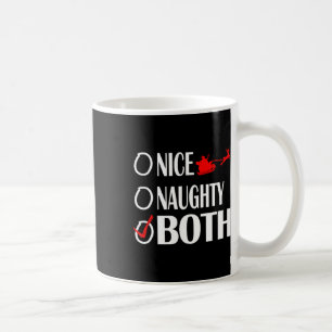 Nice Naughty Christmas Both Funny Coffee Mug