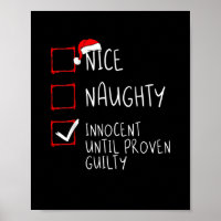 Nice Naughty Innocent Until Proven Guilty Christma