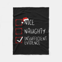 Nice naughty insufficient evidence christmas santa