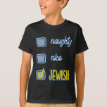 Nice Naughty Jewish Ugly Hanukkah Sweater Chanukah<br><div class="desc">Nice Naughty Jewish Ugly Hanukkah Sweater Chanukah Funny</div>