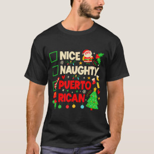 Nice Naughty Puerto Rican Puerto Rico Women Christ T-Shirt