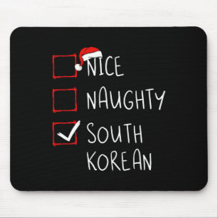 Nice Naughty South Korean Christmas South Korea He Mouse Mat