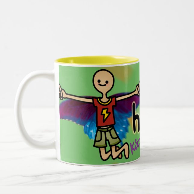 nice nectar. Two-Tone coffee mug (Left)