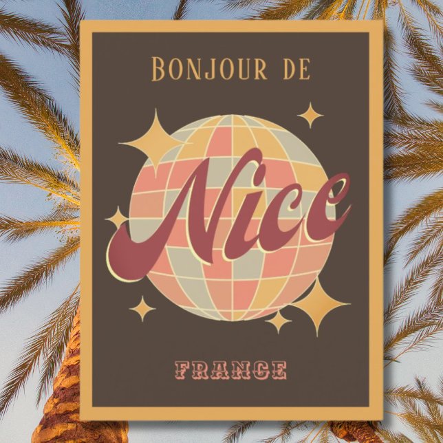 Nice Nizza City France Retro Vintage Postcard (Creator Uploaded)
