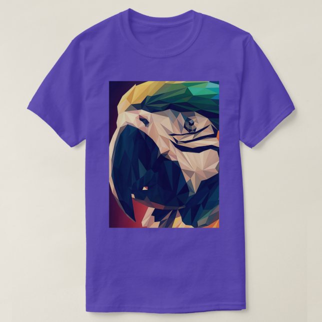 Nice parrot with beautiful colors T-Shirt (Design Front)
