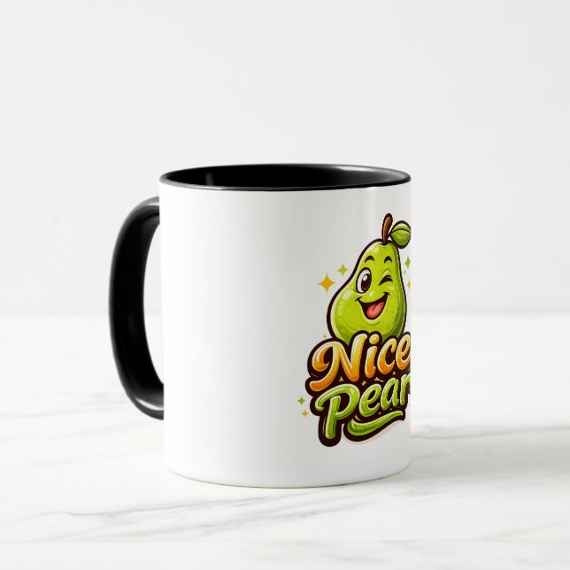 Nice Pear - Feelin Fruity - Foodie Fiends Mug (Front Left)