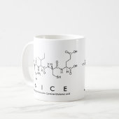 Nice peptide word mug (Front Left)
