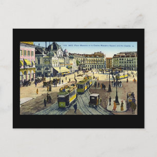 Nice, Place Massena et le Casino Postcard