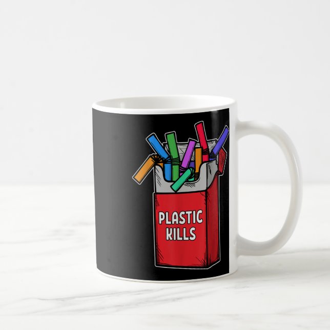Nice Plastic Saying Environmental Protection Natur Coffee Mug (Right)