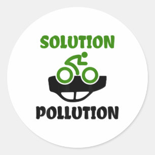 Nice Pollution Environmental Protection Nature _1 Classic Round Sticker