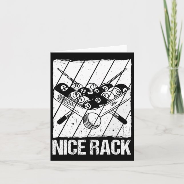Nice Rack Billiards1  Card (Front)