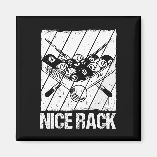 Nice Rack Billiards1  Magnet (Front)