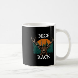 Nice Rack Deer Hunting Elk Hunter Animal Stalking Coffee Mug