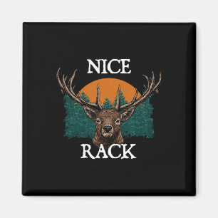 Nice Rack Deer Hunting Elk Hunter Animal Stalking Magnet
