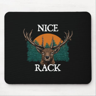 Nice Rack Deer Hunting Elk Hunter Animal Stalking  Mouse Mat