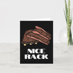 Nice Rack - Funny Ribs & Bbq Card