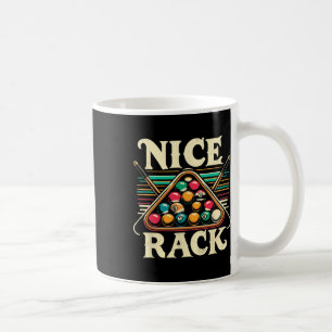 Nice Rack Pool Billiard Player Billiards Cue Sport Coffee Mug
