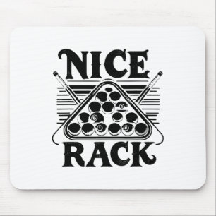 Nice Rack Pool Billiard Player Billiards Cue Sport Mouse Mat