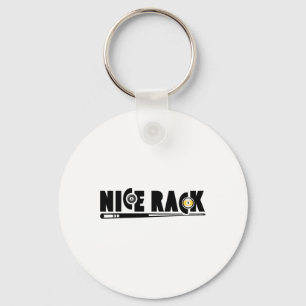 Nice Rack Pool Billiards Player Funny 1  Key Ring
