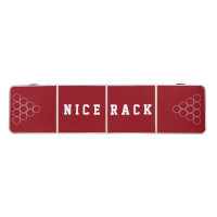 Nice Rack Red Regulation Size Beer Pong Table