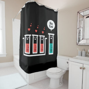 Nice Rack Shower Curtain